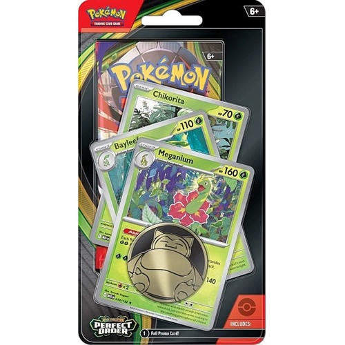 Perfect Order - Premium Checklande Blister - Meganium, Bauleef, Chikorita - Pokemon TCG (ENG)